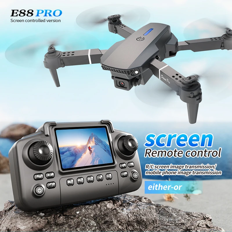 Profesjonalny dron E88 PRO z e – Drone Photogrammetry recenzja i cena