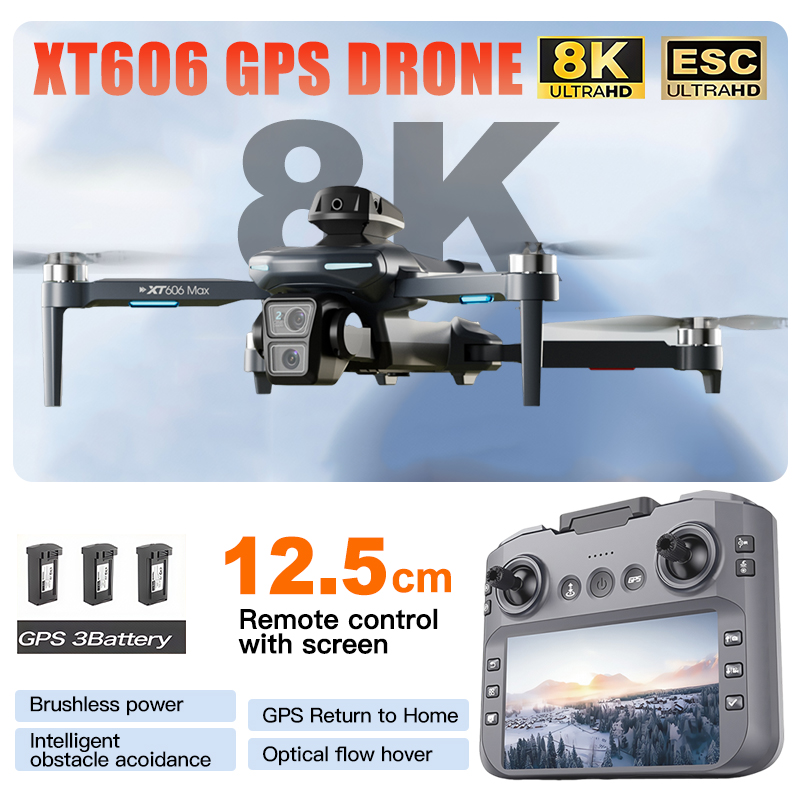Dron XT606 MAX 3 z baterią, ka – Drone Photogrammetry recenzja i cena