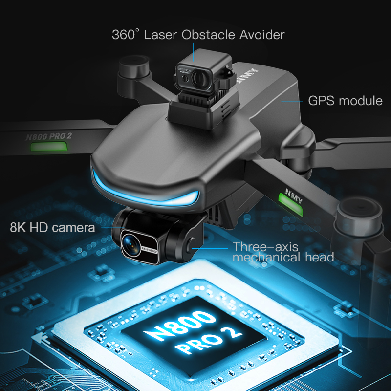 N800 PRO 2 GPS Dron Profesjona – Drone Photogrammetry recenzja i cena