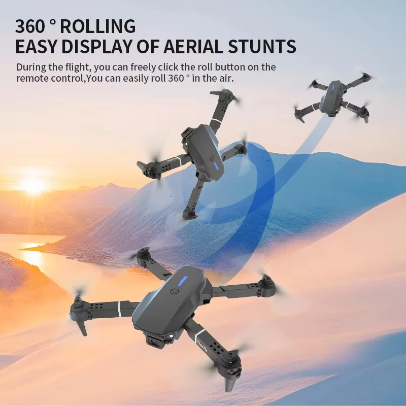 Nowy oryginalny mini dron E88  – Drone Cinematic recenzja i cena